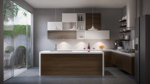 Modern domestic kitchen